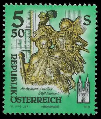 ÖSTERREICH DS KUNSTWERKE Nr 2094 postfrisch SD32CA6