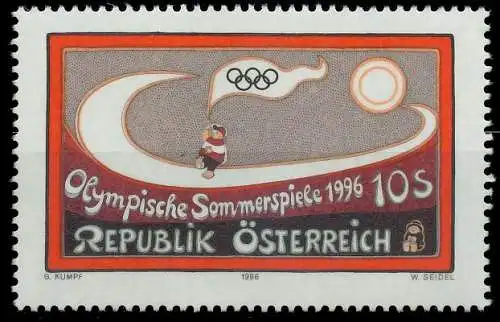 ÖSTERREICH 1996 Nr 2190 postfrisch SD32F82