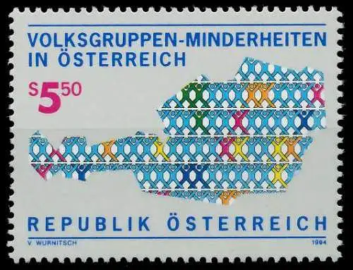 ÖSTERREICH 1994 Nr 2135 postfrisch SD32DD6