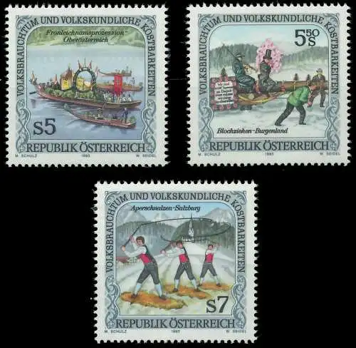 ÖSTERREICH 1993 Nr 2100-2102 postfrisch SD32CD2
