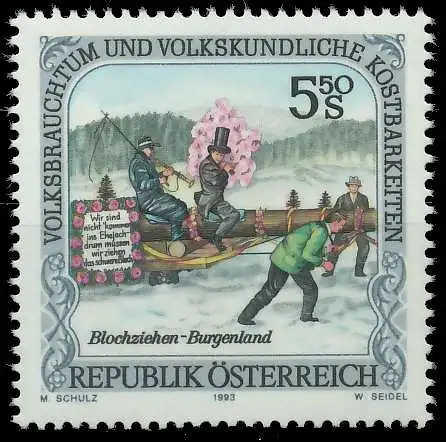 ÖSTERREICH 1993 Nr 2101 postfrisch SD32CDA