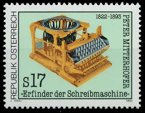 ÖSTERREICH 1993 Nr 2088 postfrisch SD32C72