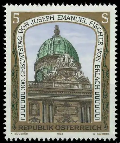 ÖSTERREICH 1993 Nr 2084 postfrisch SD32C5E