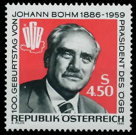 ÖSTERREICH 1986 Nr 1836 postfrisch SD32FBE