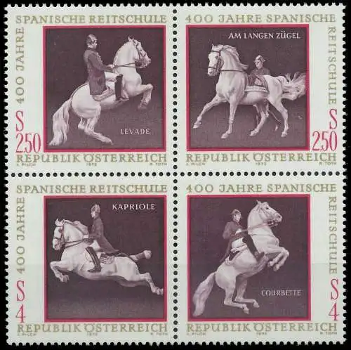 ÖSTERREICH 1972 Block 2 VBb postfrisch SENKR PAAR 24F4CA