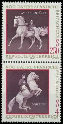 ÖSTERREICH 1972 Block 2 SZd4 postfrisch SENKR PAAR 24F4E2