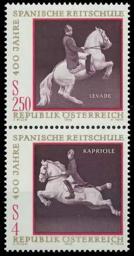 ÖSTERREICH 1972 Block 2 SZd3 postfrisch SENKR PAAR 24F4EA