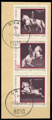 ÖSTERREICH 1972 Block 2 SZd5 gestempelt 3ER STR 24F496