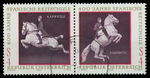 ÖSTERREICH 1972 Block 2 WZd3 gestempelt WAAGR PAAR 24F4B2