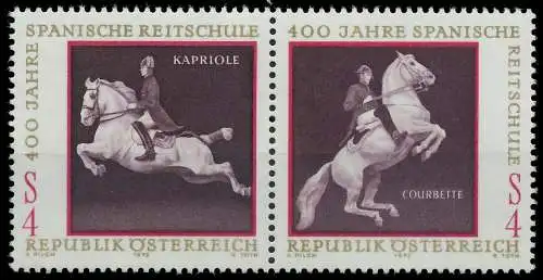 ÖSTERREICH 1972 Block 2 WZd3 postfrisch WAAGR PAAR 24F506