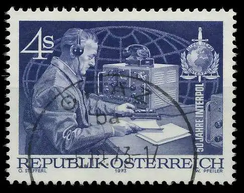 ÖSTERREICH 1973 Nr 1427 gestempelt 255752