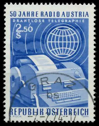 ÖSTERREICH 1974 Nr 1437 gestempelt 255862