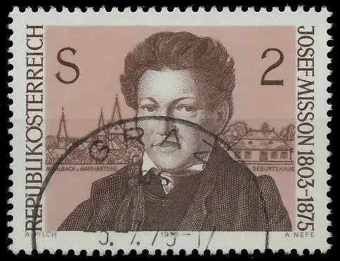 ÖSTERREICH 1975 Nr 1489 gestempelt 25596A