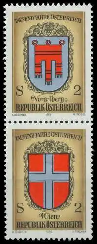 ÖSTERREICH 1976 Nr 1522 30 SZdf postfrisch SENKR PAAR 255AE2