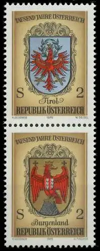 ÖSTERREICH 1976 Nr 1522 30 SZde postfrisch SENKR PAAR 255B16