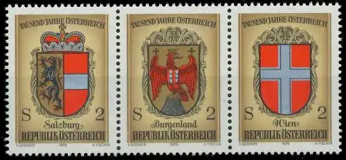 ÖSTERREICH 1976 Nr 1522 30 WZdi postfrisch 3ER STR 255B32