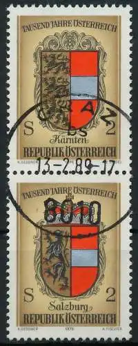 ÖSTERREICH 1976 Nr 1522 30 SZdd zentrisch gestempelt SENKR P 255B5A