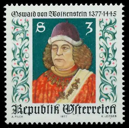 ÖSTERREICH 1977 Nr 1541 postfrisch 255CE2