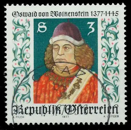ÖSTERREICH 1977 Nr 1541 gestempelt 255CFA