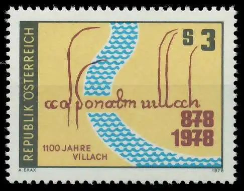 ÖSTERREICH 1978 Nr 1582 postfrisch 25C50A