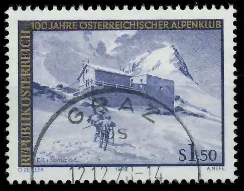 ÖSTERREICH 1978 Nr 1593 gestempelt 25C57A