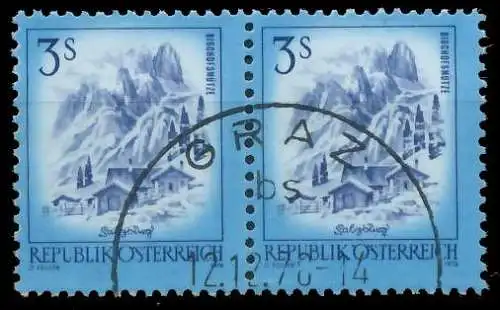 ÖSTERREICH DS SCHÖNES ÖSTERR. Nr 1596II gestempelt WAAGR 25C58E