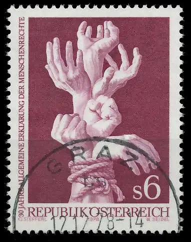 ÖSTERREICH 1978 Nr 1595 gestempelt 25C5A6