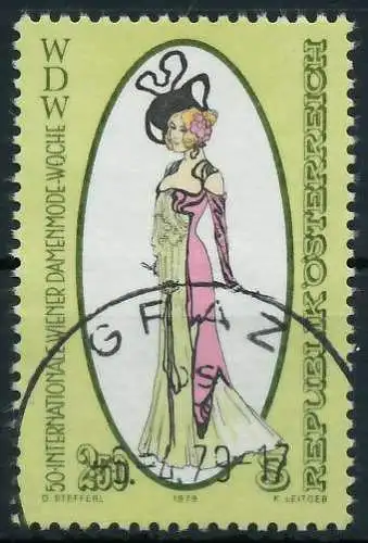 ÖSTERREICH 1979 Nr 1604 gestempelt 25C5EE