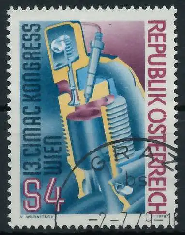 ÖSTERREICH 1979 Nr 1609 gestempelt 25C612