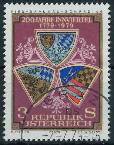 ÖSTERREICH 1979 Nr 1610 gestempelt 25C61A