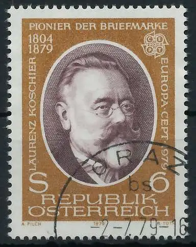 ÖSTERREICH 1979 Nr 1608 gestempelt 25C622
