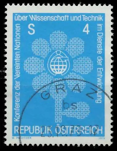ÖSTERREICH 1979 Nr 1616 gestempelt 25C652