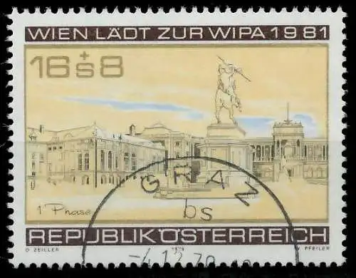 ÖSTERREICH 1979 Nr 1629 gestempelt 25C6B6
