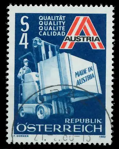 ÖSTERREICH 1980 Nr 1633 gestempelt 25C6C6