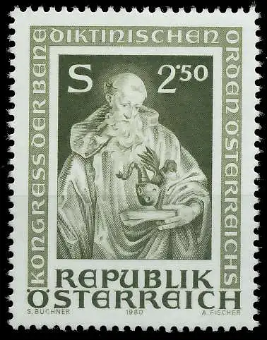 ÖSTERREICH 1980 Nr 1642 postfrisch 25C6EE