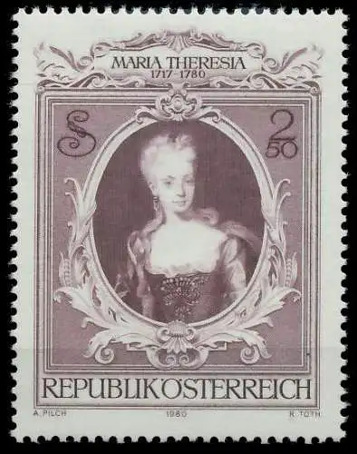 ÖSTERREICH 1980 Nr 1638 postfrisch 25C6FA