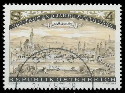 ÖSTERREICH 1980 Nr 1645 gestempelt 25C71A