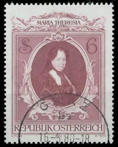 ÖSTERREICH 1980 Nr 1640 gestempelt 25C71E