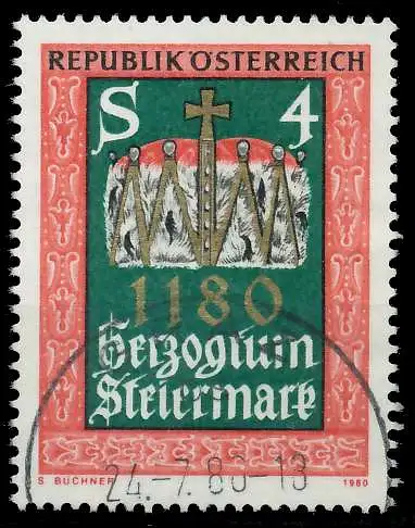 ÖSTERREICH 1980 Nr 1648 gestempelt 25C756