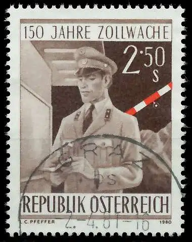 ÖSTERREICH 1980 Nr 1656 gestempelt 25C772