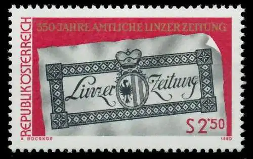 ÖSTERREICH 1980 Nr 1657 postfrisch 25C786