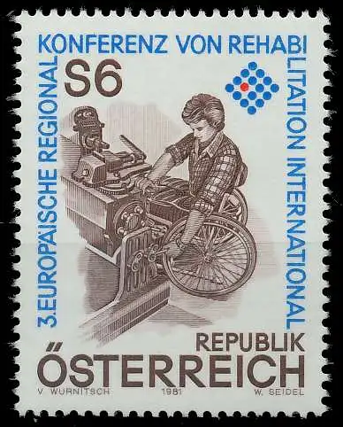 ÖSTERREICH 1981 Nr 1667 postfrisch 25C7AE