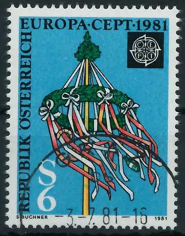 ÖSTERREICH 1981 Nr 1671 gestempelt 25C7E2