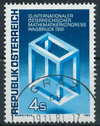 ÖSTERREICH 1981 Nr 1680 gestempelt 25C842