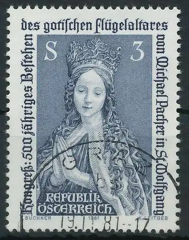 ÖSTERREICH 1981 Nr 1681 gestempelt 25C846