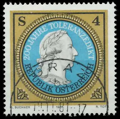 ÖSTERREICH 1981 Nr 1685 gestempelt 25C84E