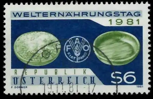 ÖSTERREICH 1981 Nr 1686 gestempelt 25C866