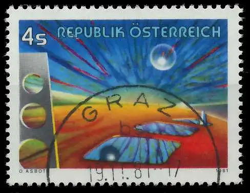 ÖSTERREICH 1981 Nr 1687 gestempelt 25C87A