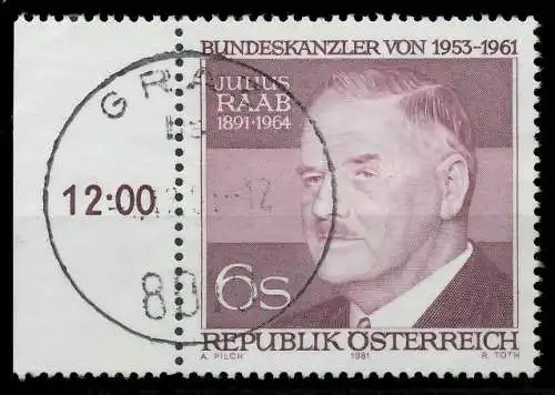 ÖSTERREICH 1981 Nr 1690 gestempelt 25C882