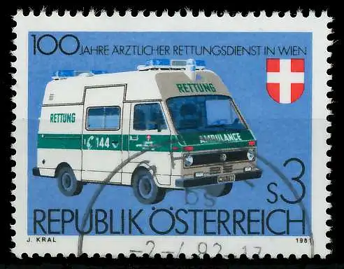 ÖSTERREICH 1981 Nr 1694 gestempelt 25C892